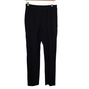 Dorothee Schumacher Womens Elastic Waist Trouser Pants Straight Leg Black Size 3